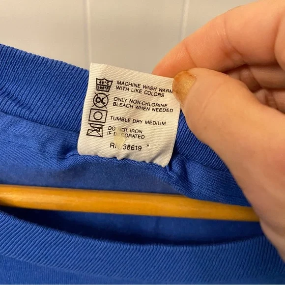 Vintage Rare Penny Jackim Chief Seattle Native American Single Stitch Shirt Blue - Picture 3 of 9